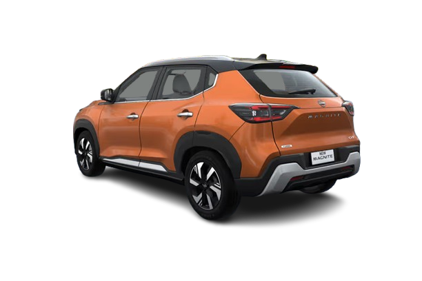 nissan-magnite-cng-rear-left-view 2025 की सबसे किफायती CNG SUV? पढ़ें Nissan Magnite CNG की पूरी जानकारी हिंदी में